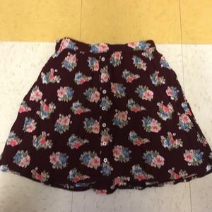 Hollister Flowered Skirt